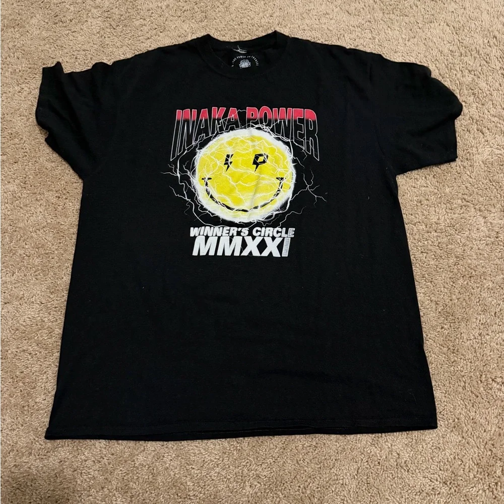Inaka Power Black Tee with Yellow Graphic - Picture 1 of 2